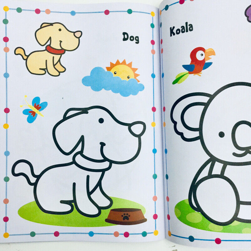 Kids Foil Colouring Book - 2 Cover Theme to Choose