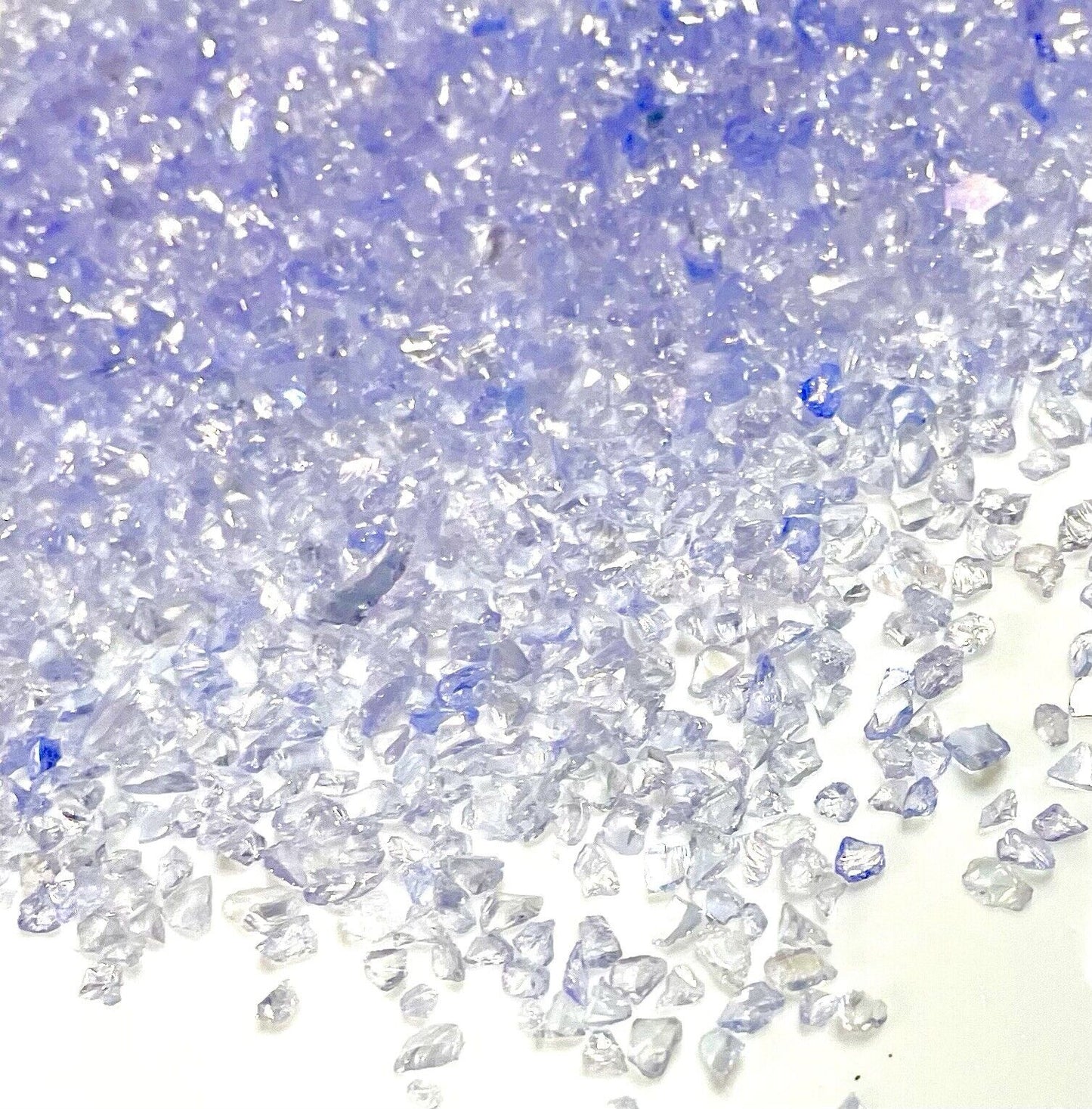 25g Crushed Electroplated Tiny Glass Rhinestone Chips for 3D Nail Art Decoration