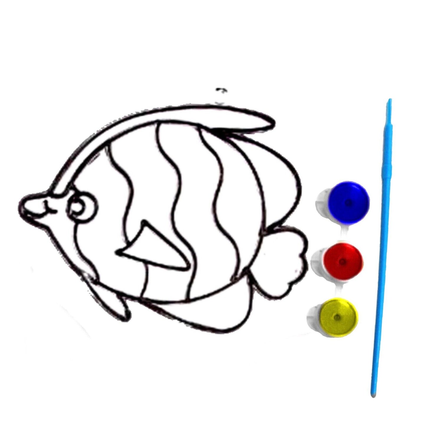 1x Cute Animals or Mythical Creatures Paint Your Own Suncatcher DIY Kit