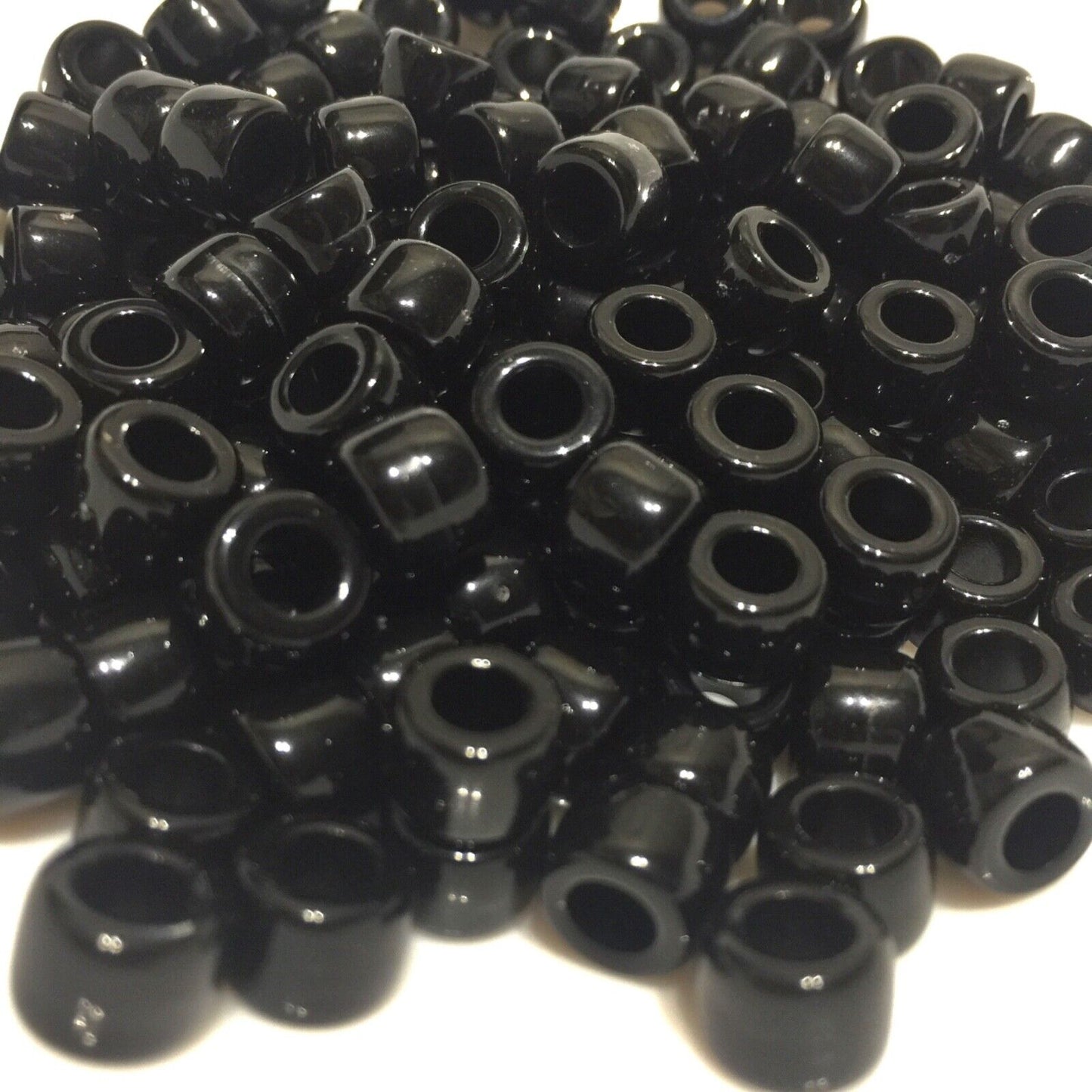 100x Smooth No Joint No Lines High Quality Pony Beads - Choose Your Colour