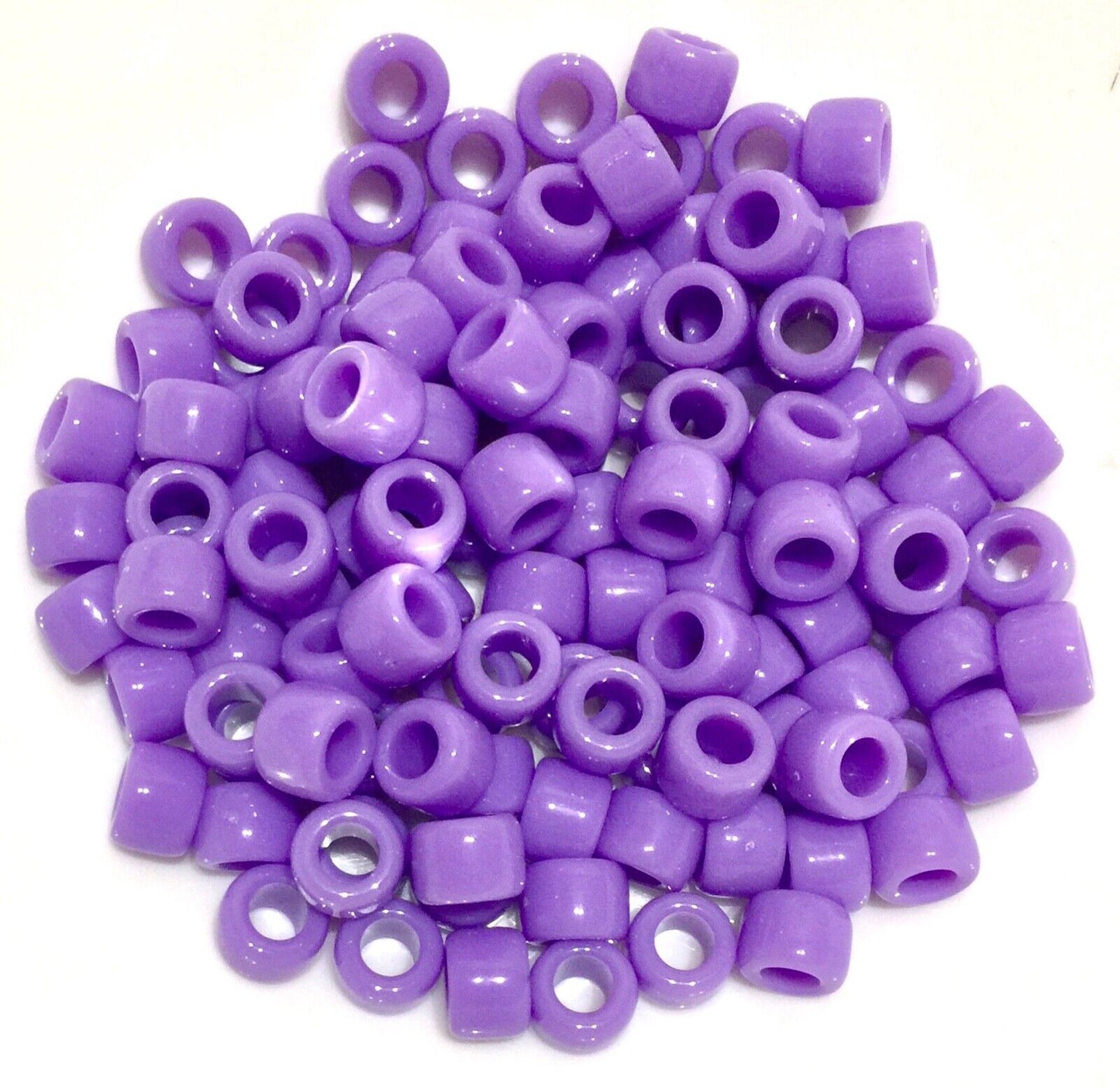 100x Smooth No Joint No Lines High Quality Pony Beads - Choose Your Colour