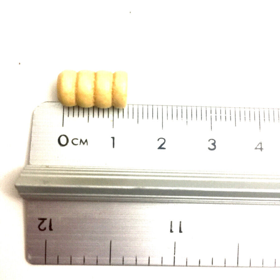 100x Curvy Spiralled Wooden Tube Beads 12x7mm