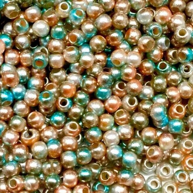 1000x Tiny 3mm Acrylic Faux Pearl Beads for Jewellery Making - Pick Your Colour