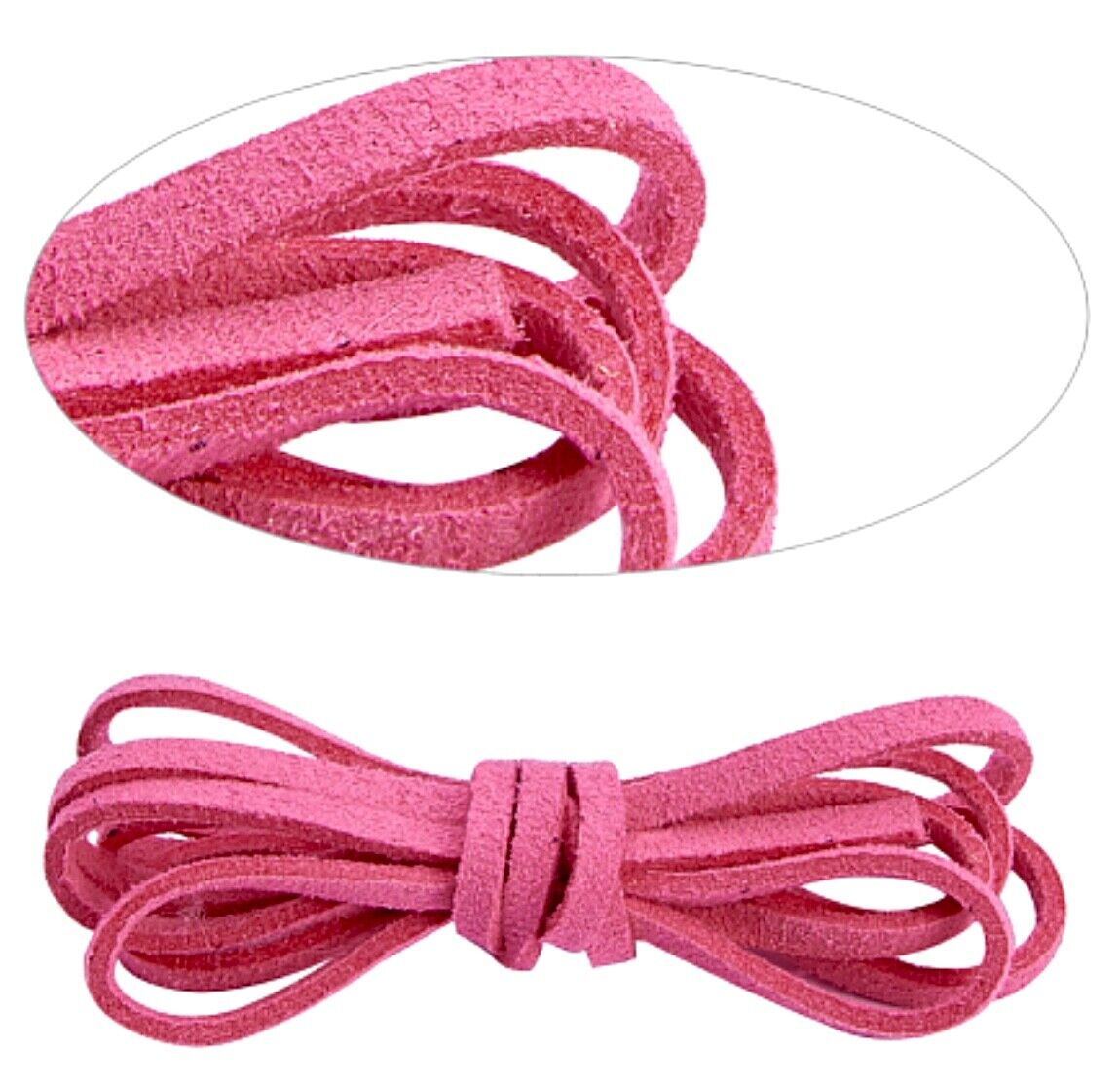 5 mtrs Faux Suede Cord 3.0x1.5mm for Jewellery Craft Making