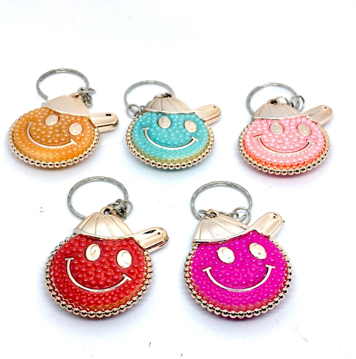1x Fancy Keyring - Pick Your Design (Smiling, Umbrella, Mouse, Monkey or Penguin)