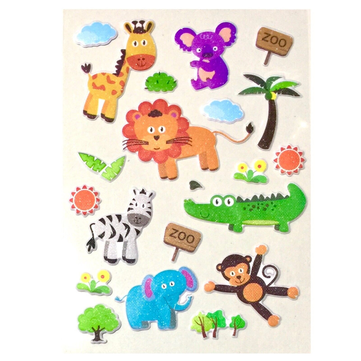 1x Sheet Multi Design 21x15cm 3D Puffy Sticker - Choose Your Design