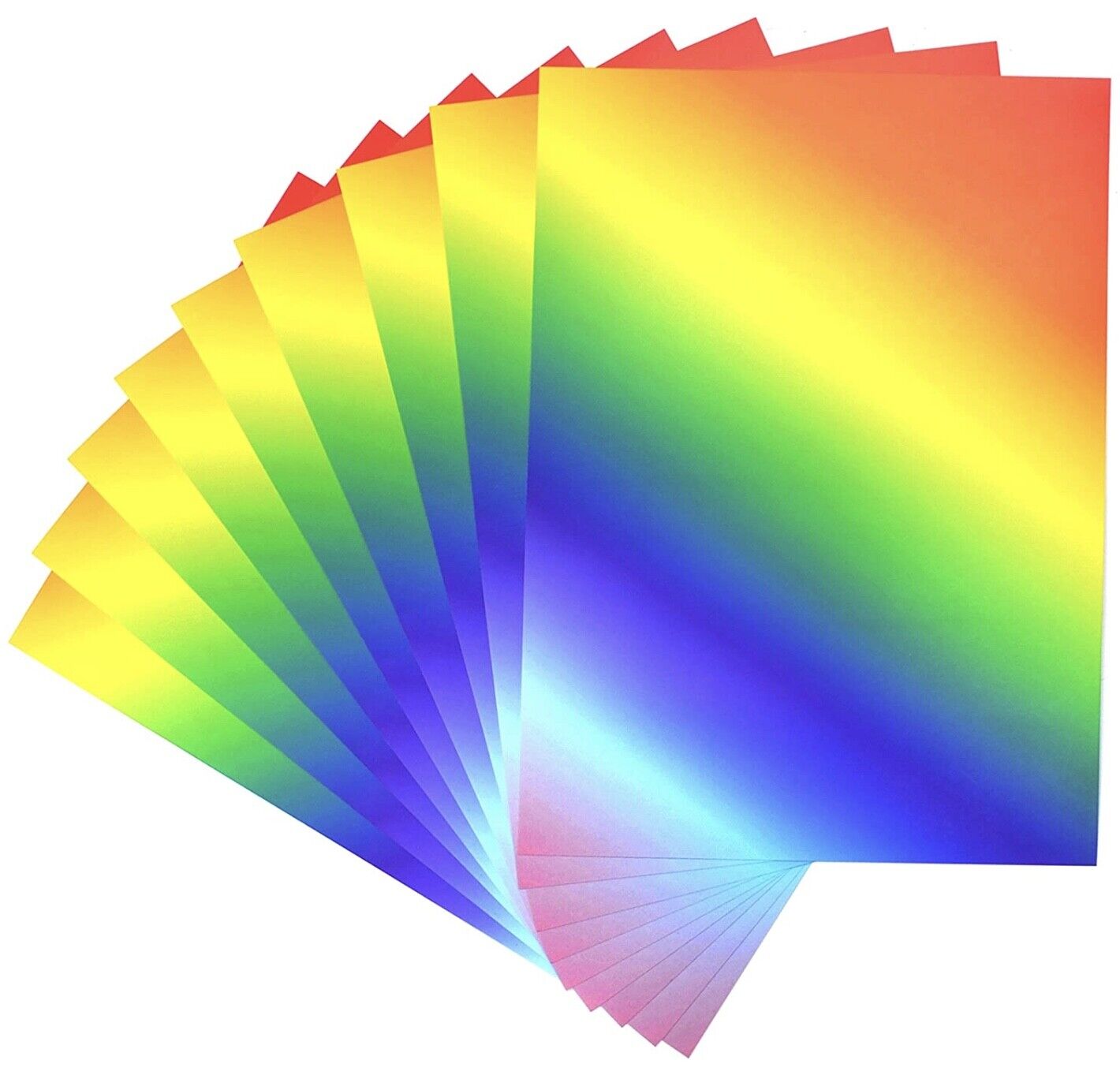 8x Sheets of A4 Board Card Craft - Gold/Silver, Metallic, Glitter, Holographic