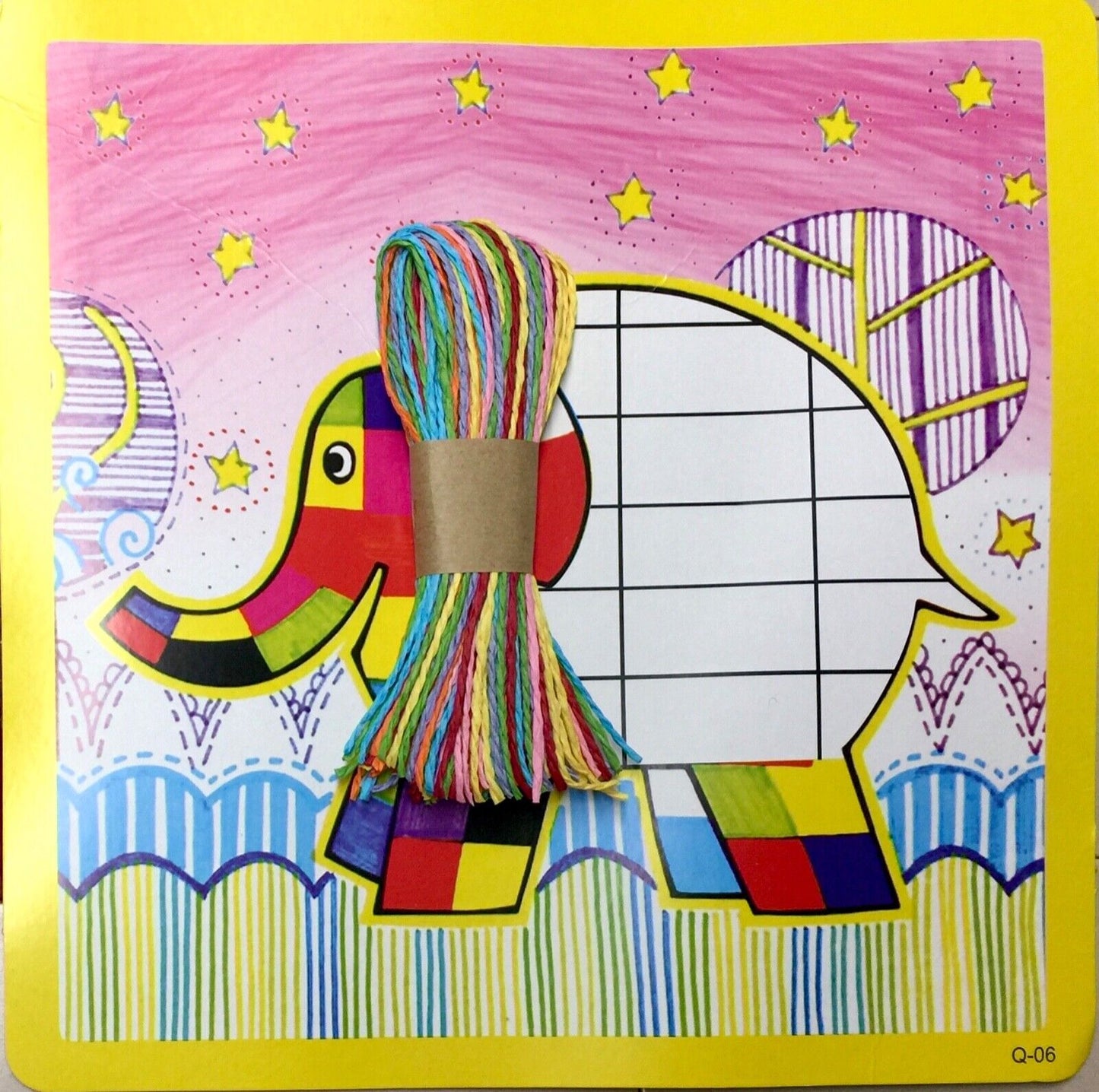 1x Fun Rafia Paper Mosaic Picture Craft Kit - 5x Design to Choose