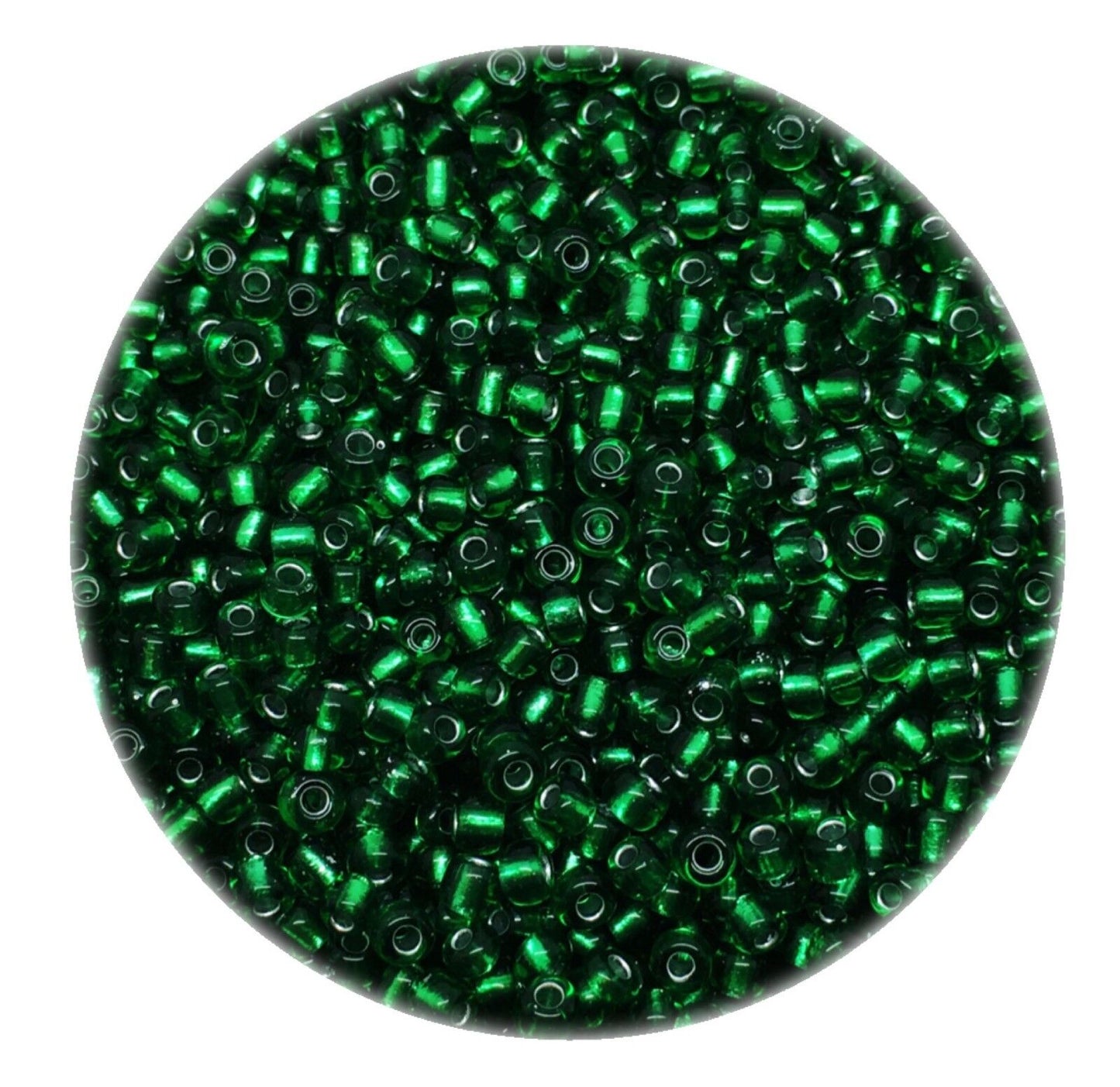 3000+ Glass 2mm Seed Beads Silver Lined - Pick your Colour