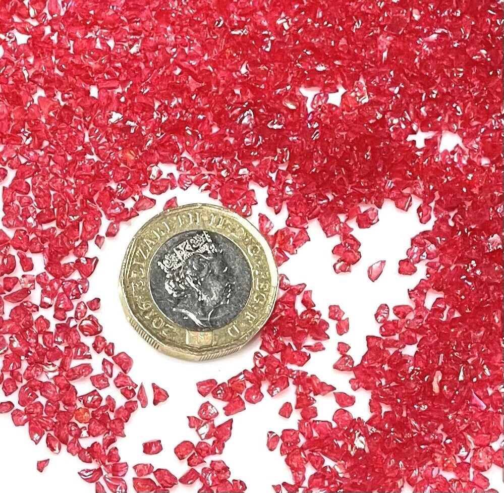 25g Crushed Electroplated Tiny Glass Rhinestone Chips for 3D Nail Art Decoration
