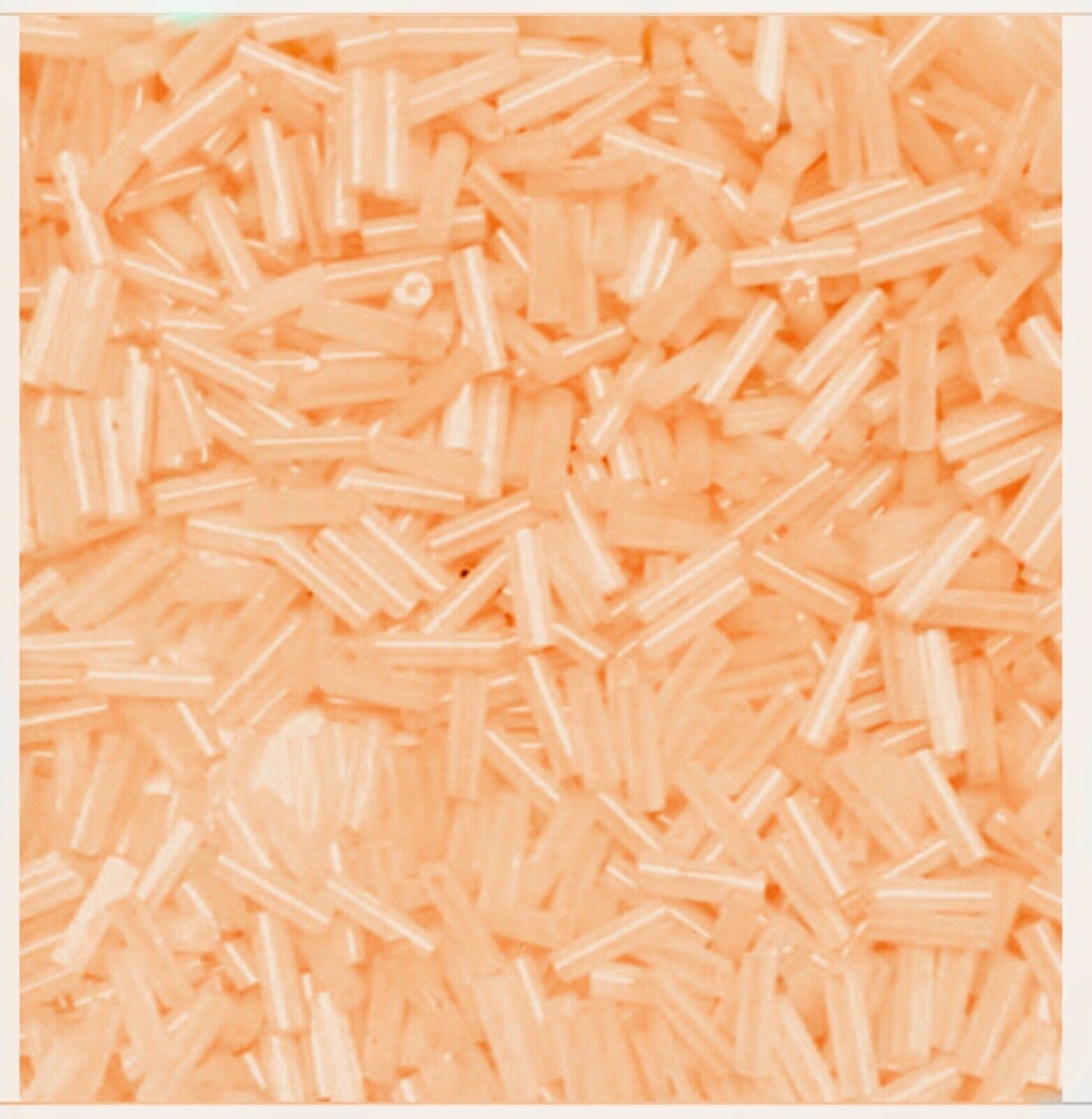 1400+ Bugle Glass Tube 6.5-7.5mm Seed Beads - Choose Your Colour