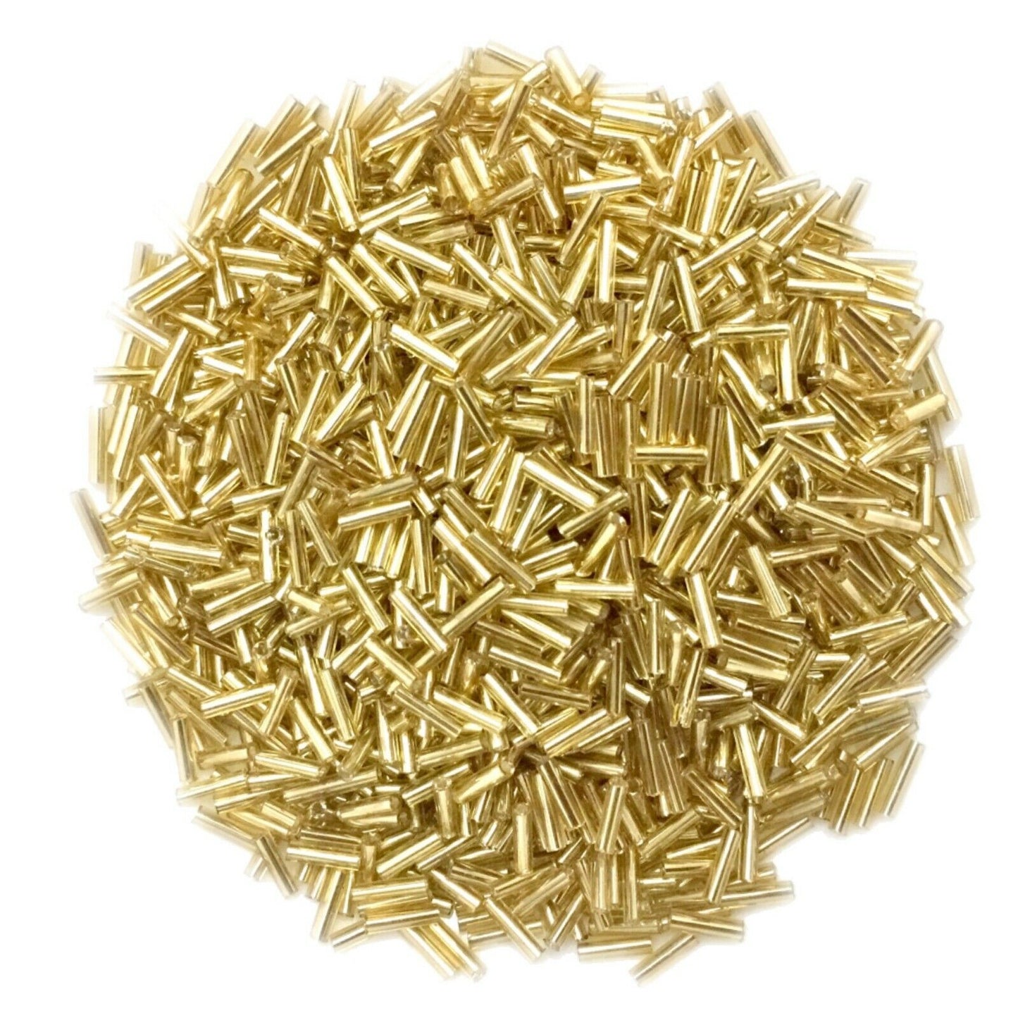 1100+ Bugle Glass 6.5-7.5mm Tube Seed Beads - Choose Your Colour