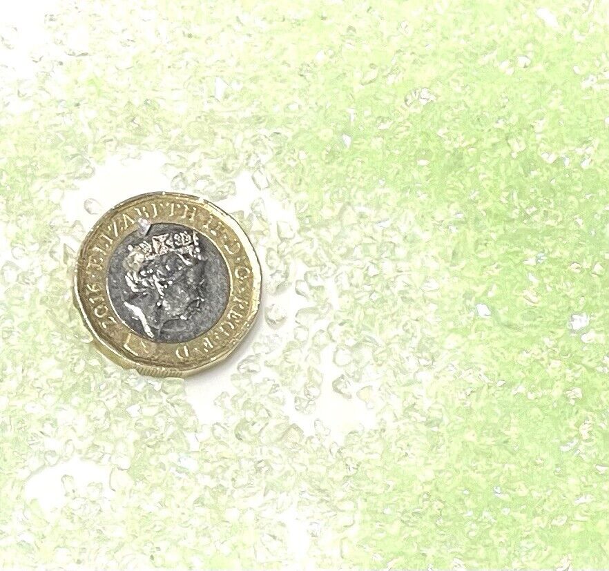 25g Crushed Electroplated Tiny Glass Rhinestone Chips for 3D Nail Art Decoration