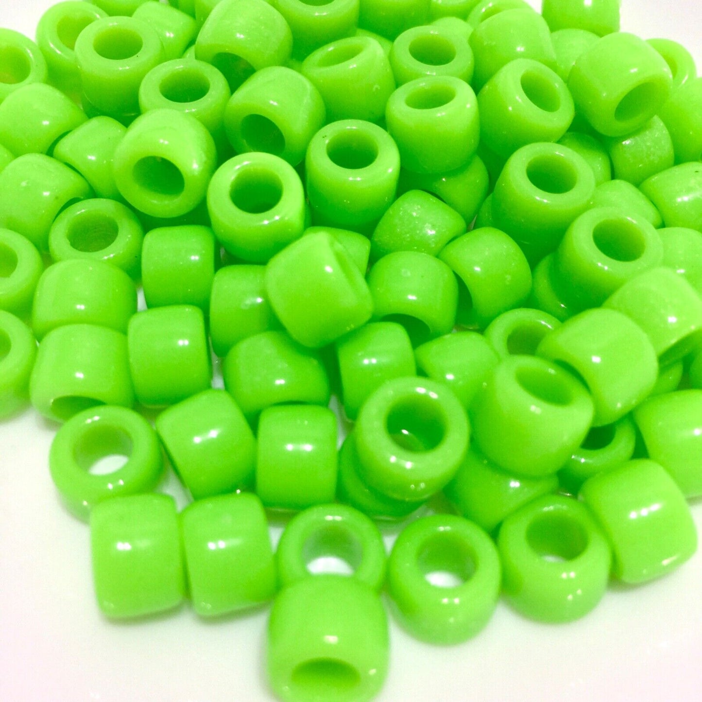 100x Smooth No Joint No Lines High Quality Pony Beads - Choose Your Colour