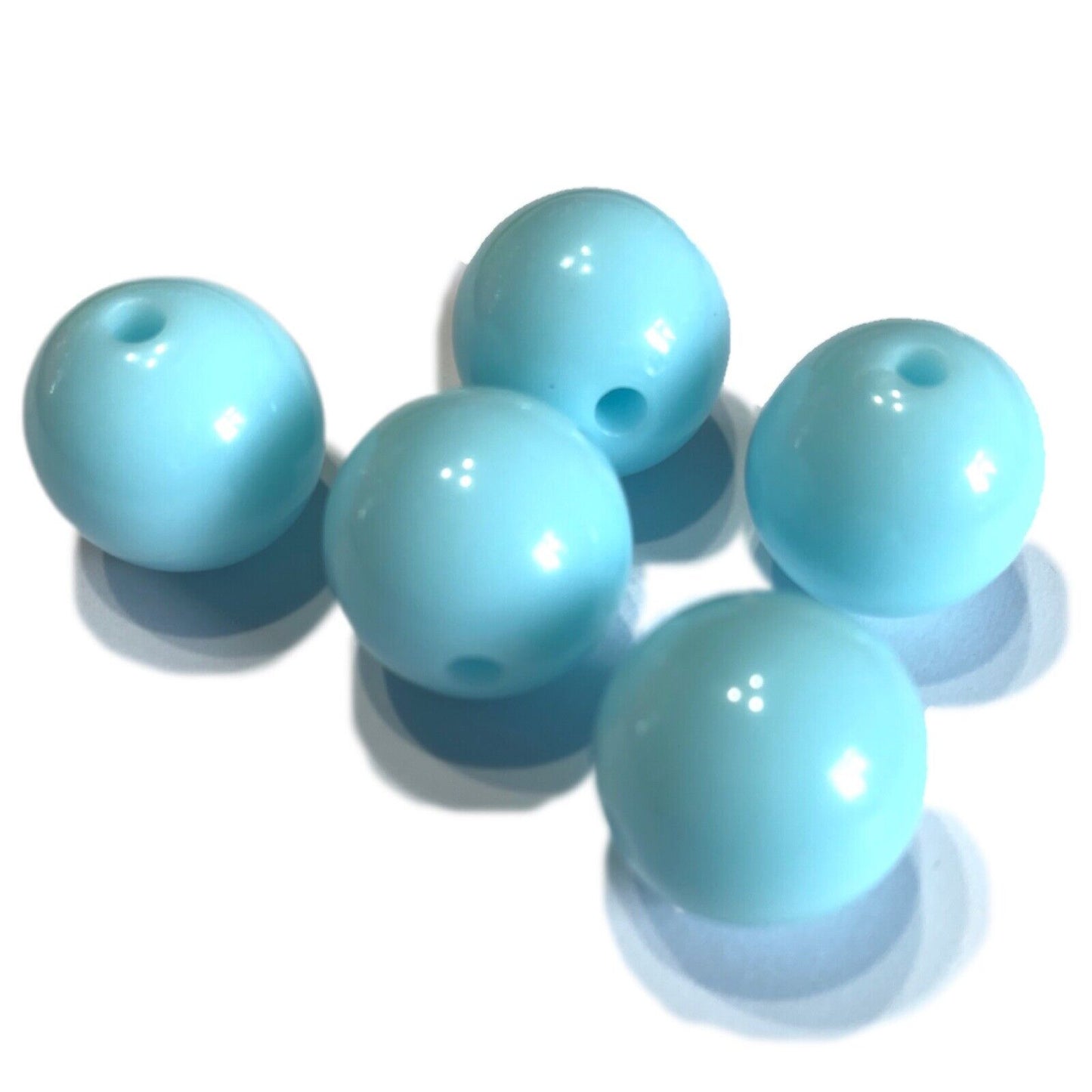 12x Solid Chunky Large 16mm GumBall Candy Bubble Gum Acrylic Beads