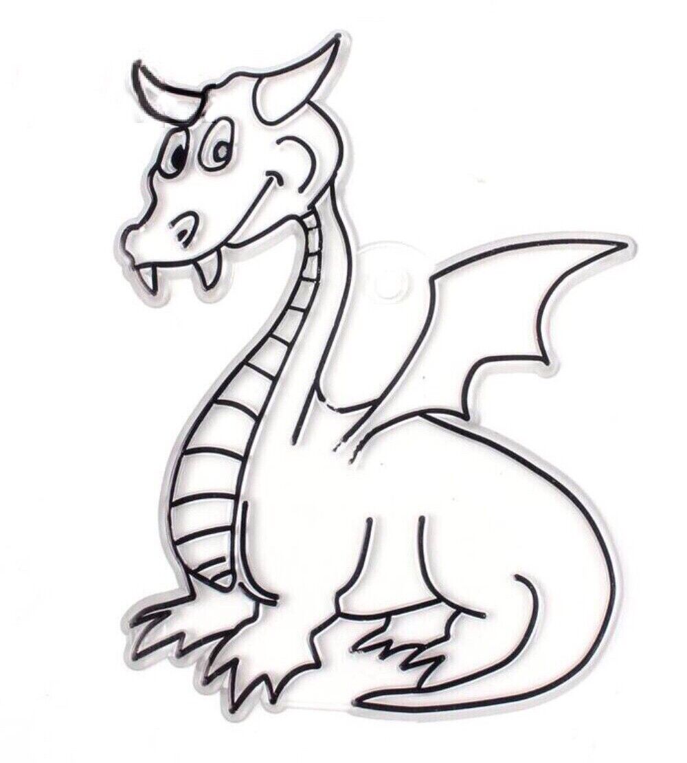 1x Cute Animals or Mythical Creatures Paint Your Own Suncatcher DIY Kit