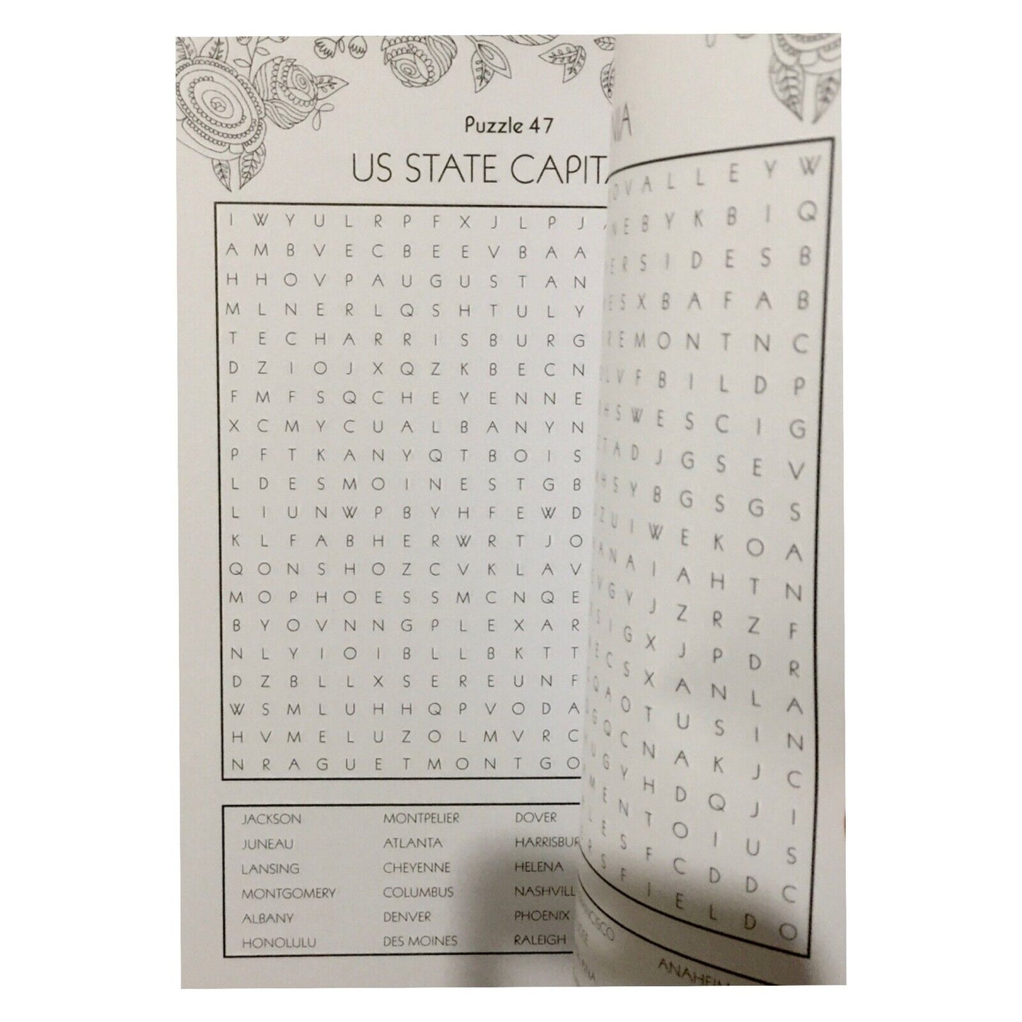 The Calm Art of Word Search for Adult - A5 Size 100 Word Search
