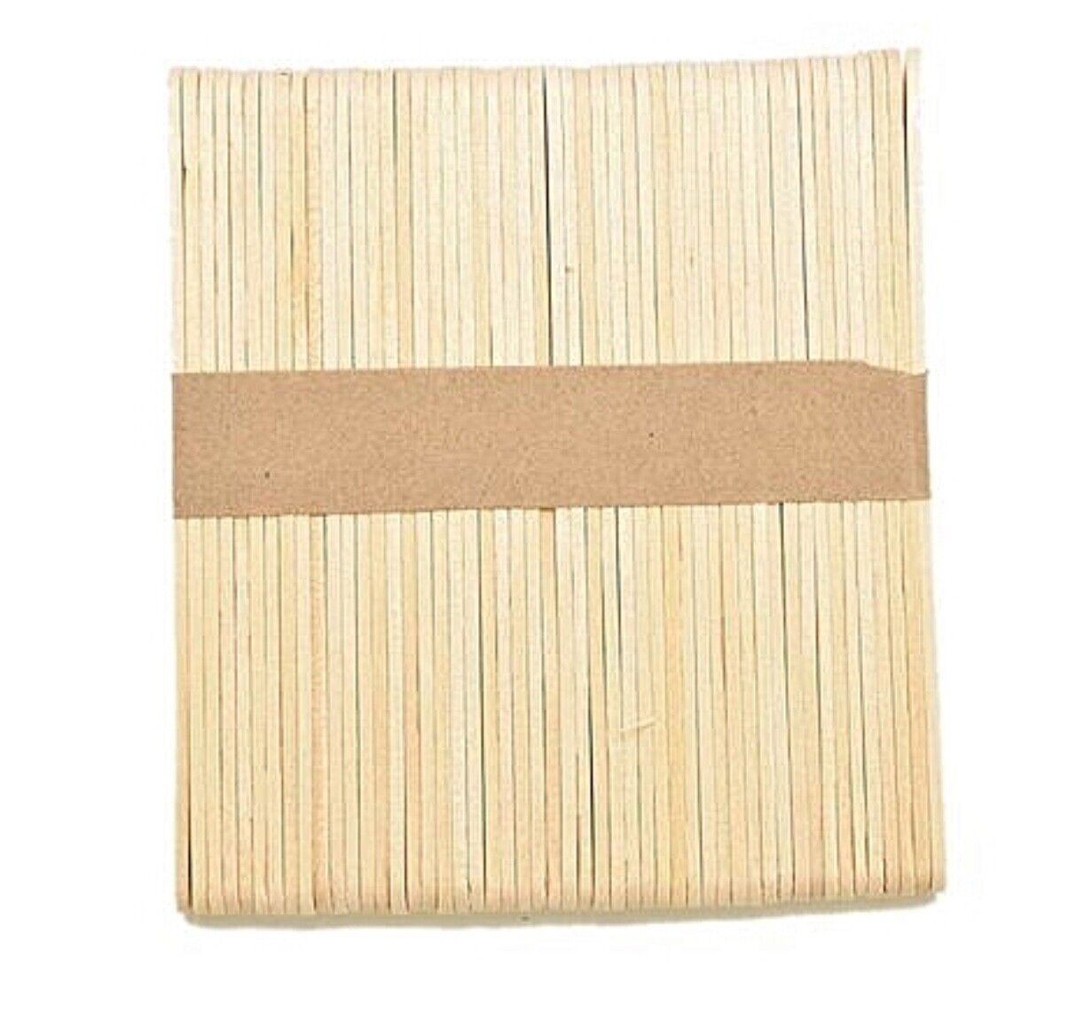 50x Wooden Popsicle Craft Stick - Pick Your Colour