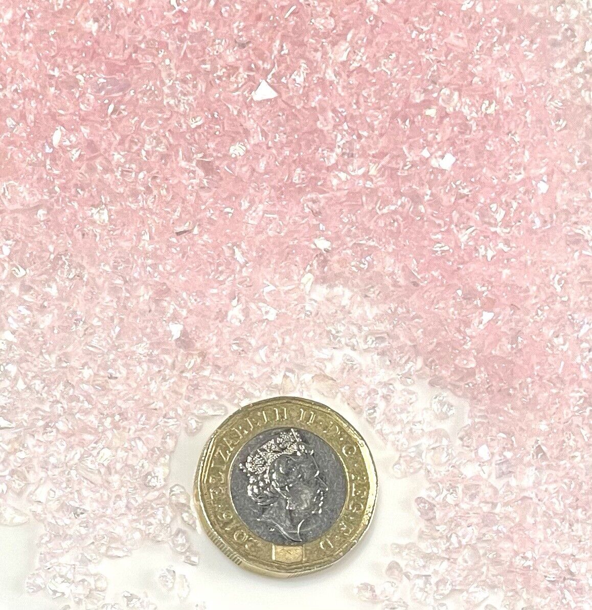 25g Crushed Electroplated Tiny Glass Rhinestone Chips for 3D Nail Art Decoration