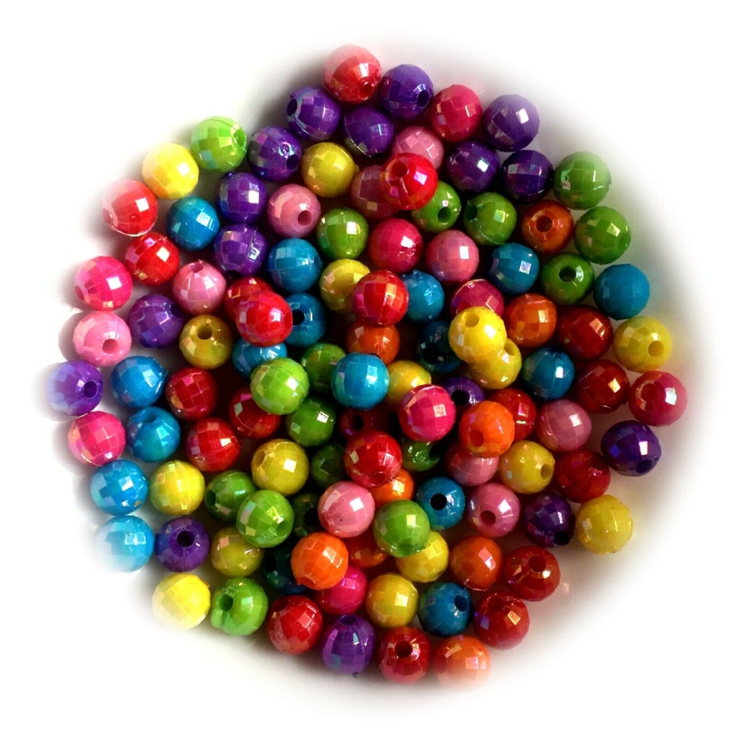 100x Mix Colour Mix Design 8mm Spacer Beads - Pick Your Style