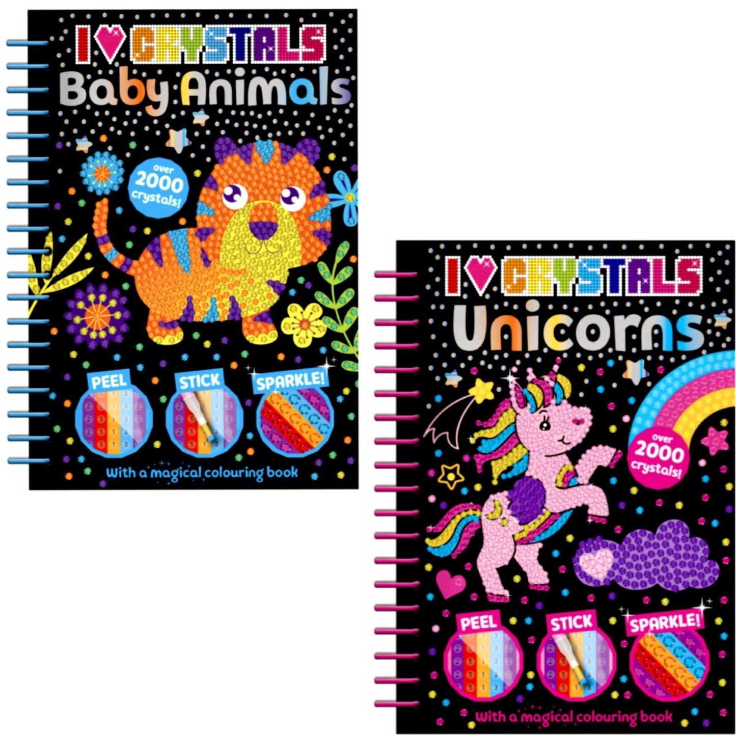 I Love Crystal Resin Diamond Art Embroidery DIY Box Kit for Kids