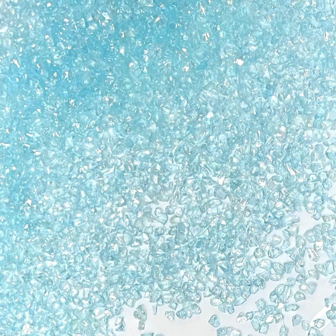 25g Crushed Electroplated Tiny Glass Rhinestone Chips for 3D Nail Art Decoration