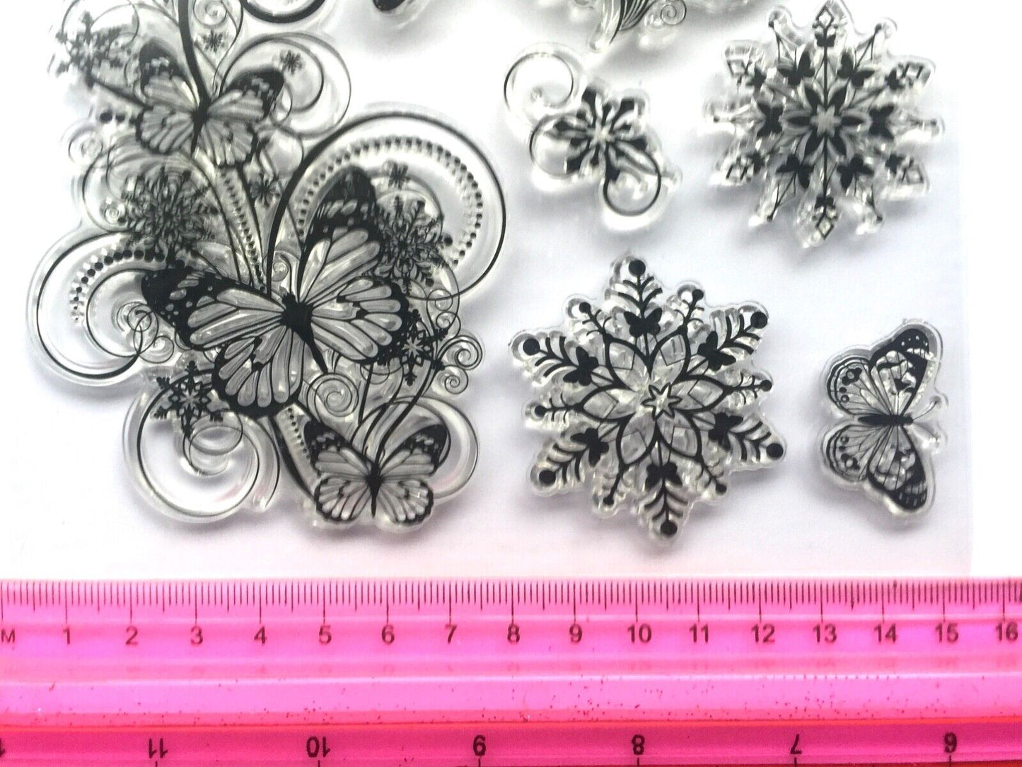 Card Making Scrapbooking Silicon Clear Stamp Set - Pick your Design