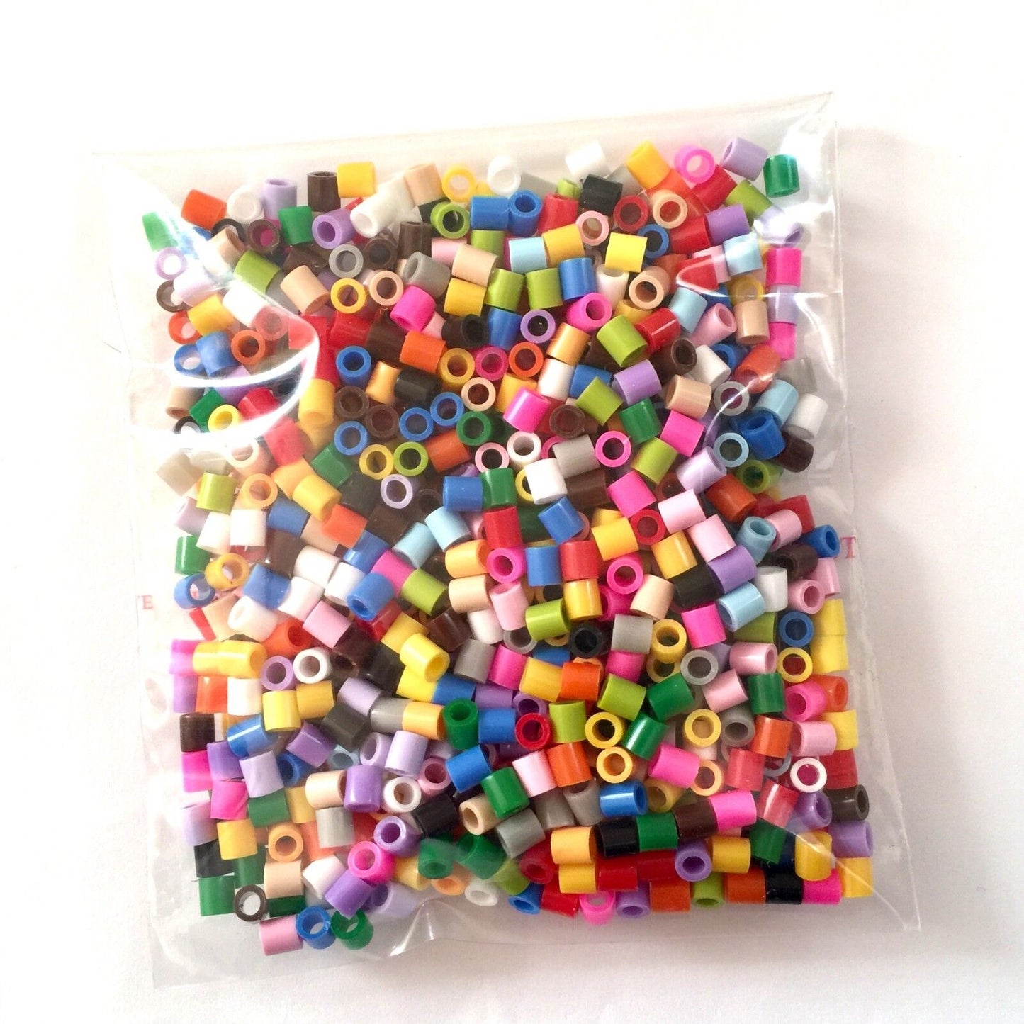 1x Set Mix Design Perler Peg Boards + 500x Multi Colour 5mm Iron On Fuse Beads B