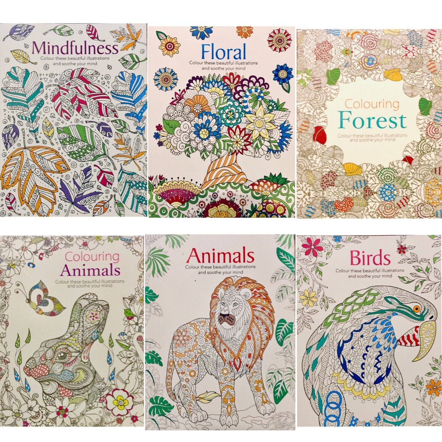 Over 140 Pages of DeStressing Colouring for Adults