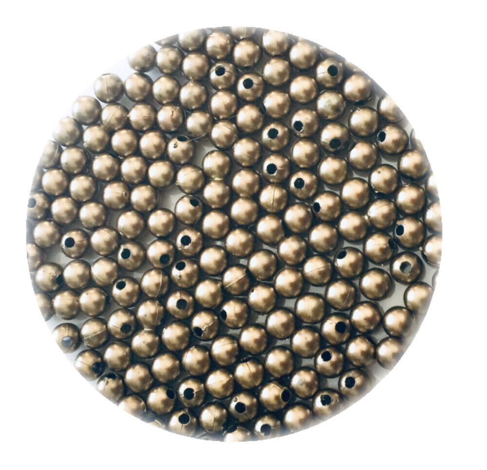 200x Acrylic 6mm Faux Pearl Beads - Choose Your Colour