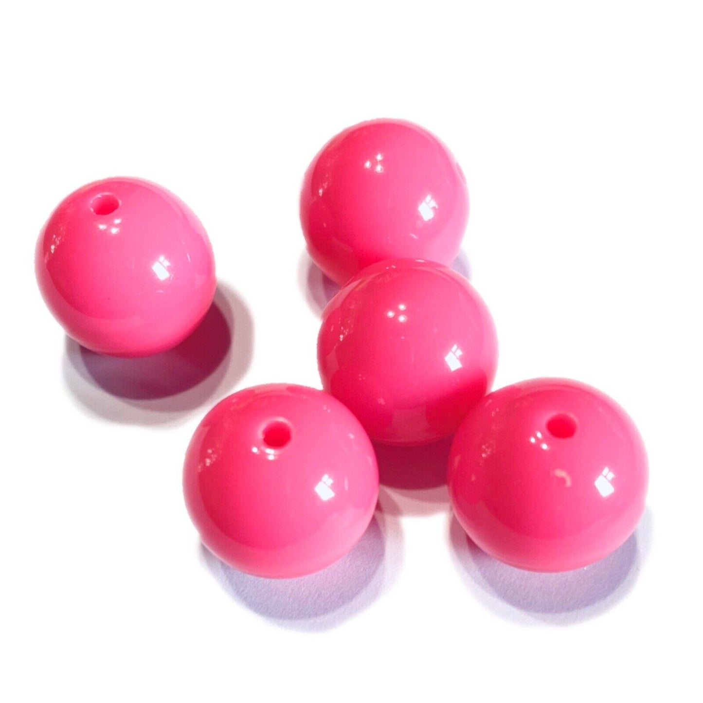 12x Solid Chunky Large 16mm GumBall Candy Bubble Gum Acrylic Beads