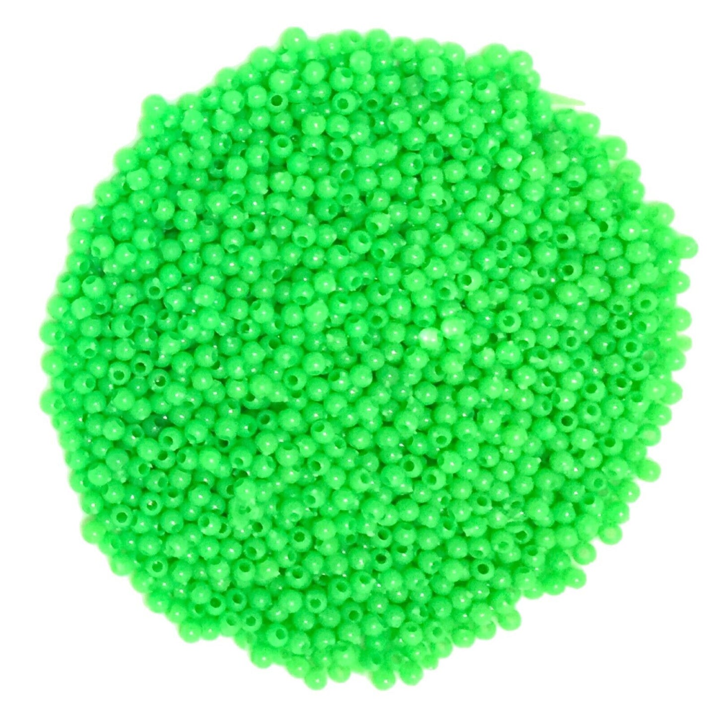 1000x Tiny 3mm Acrylic Candy Beads for Jewellery Making - Pick Your Colour