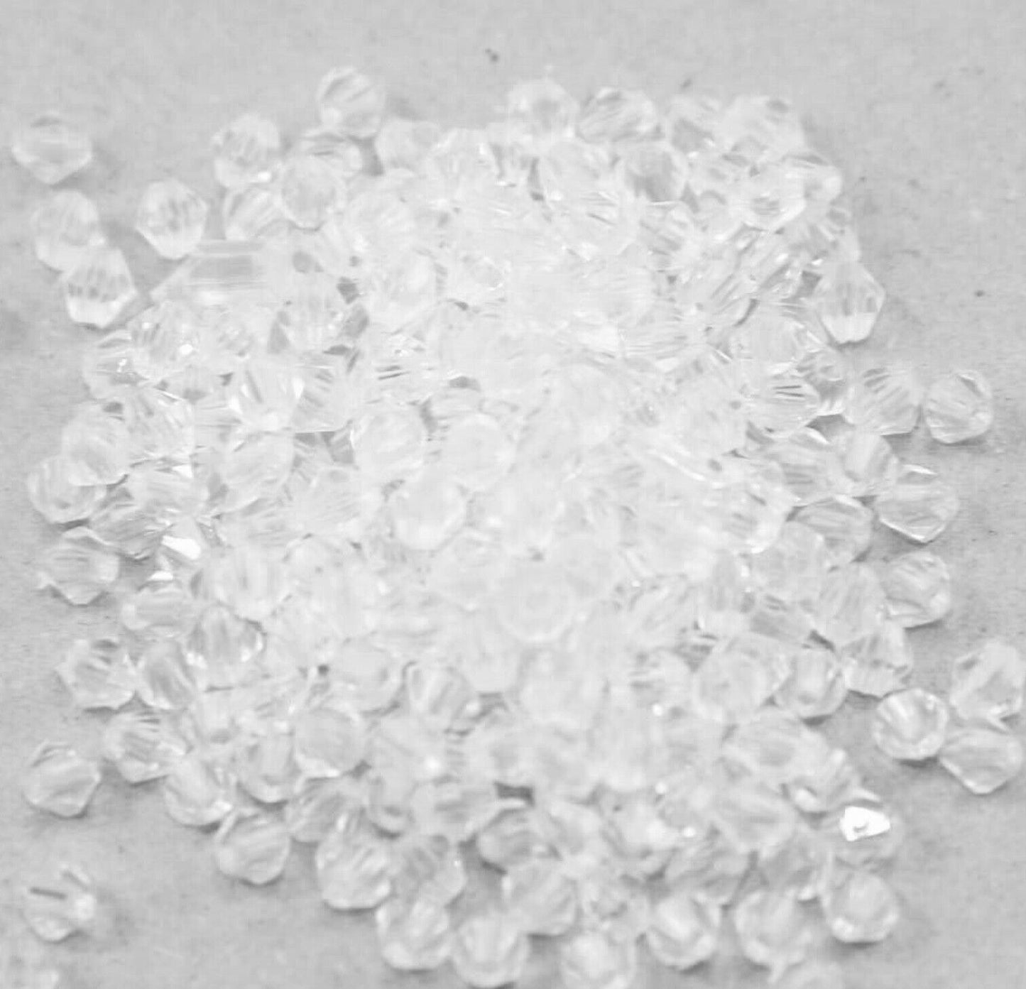 1000pcs Multi Colour Small 4mm Acrylic Bicone Beads