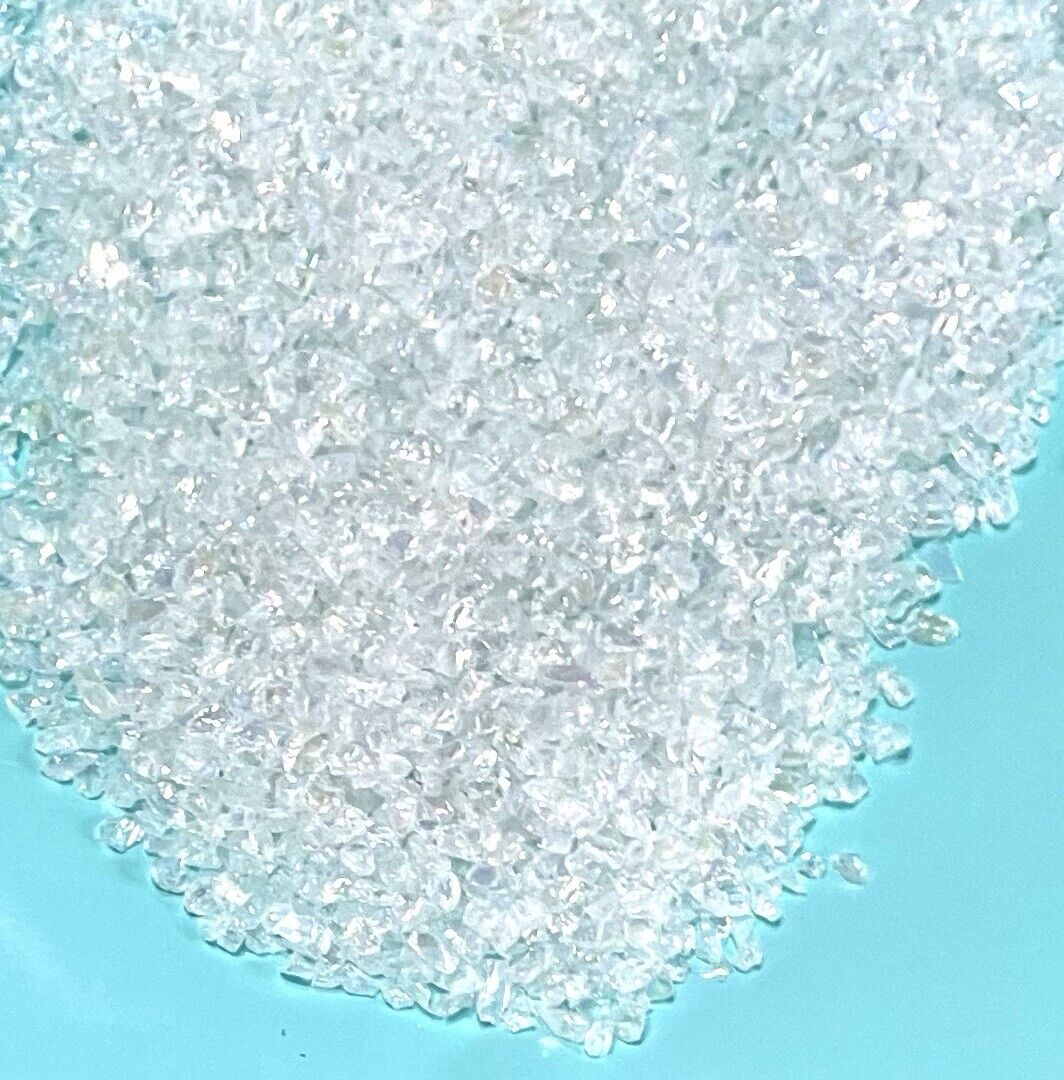 25g Crushed Electroplated Tiny Glass Rhinestone Chips for 3D Nail Art Decoration