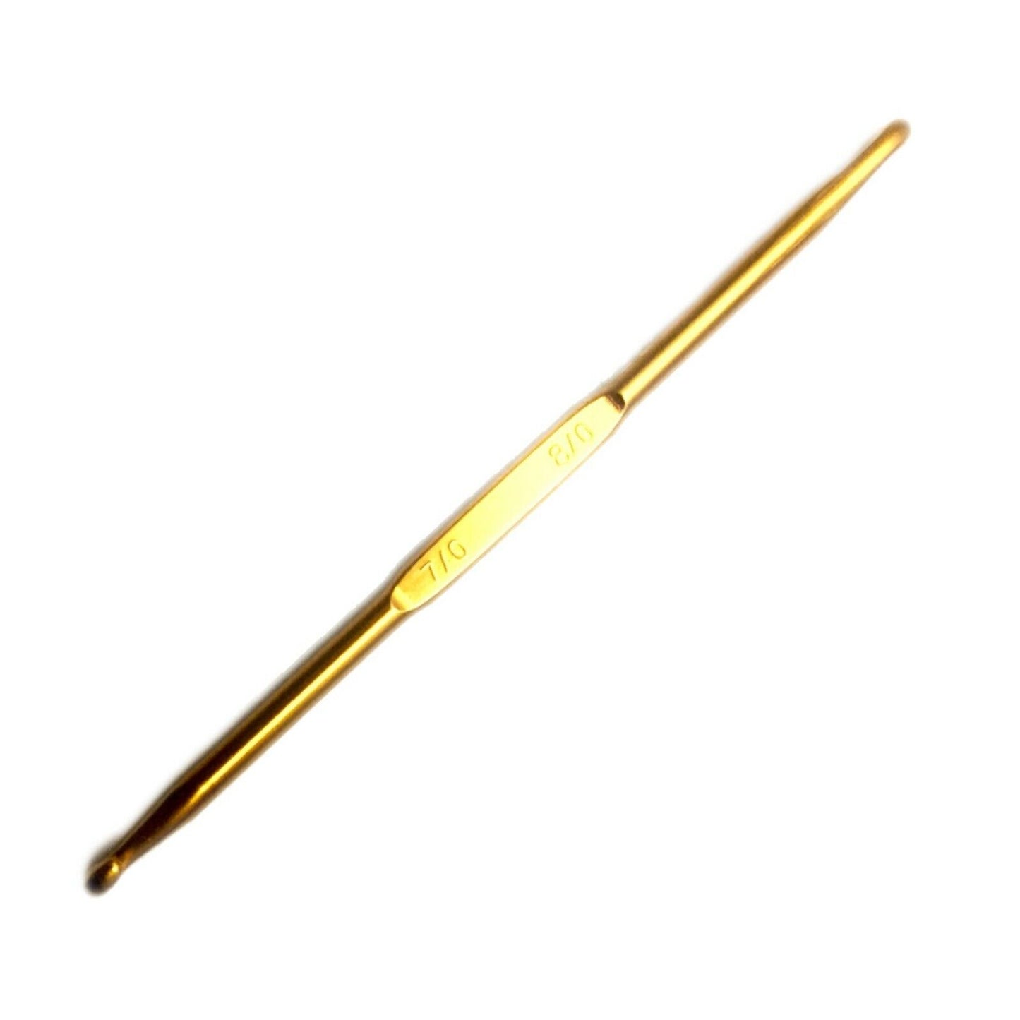 Double Sided Golden Crochet Hook - Choose Your Needle Size