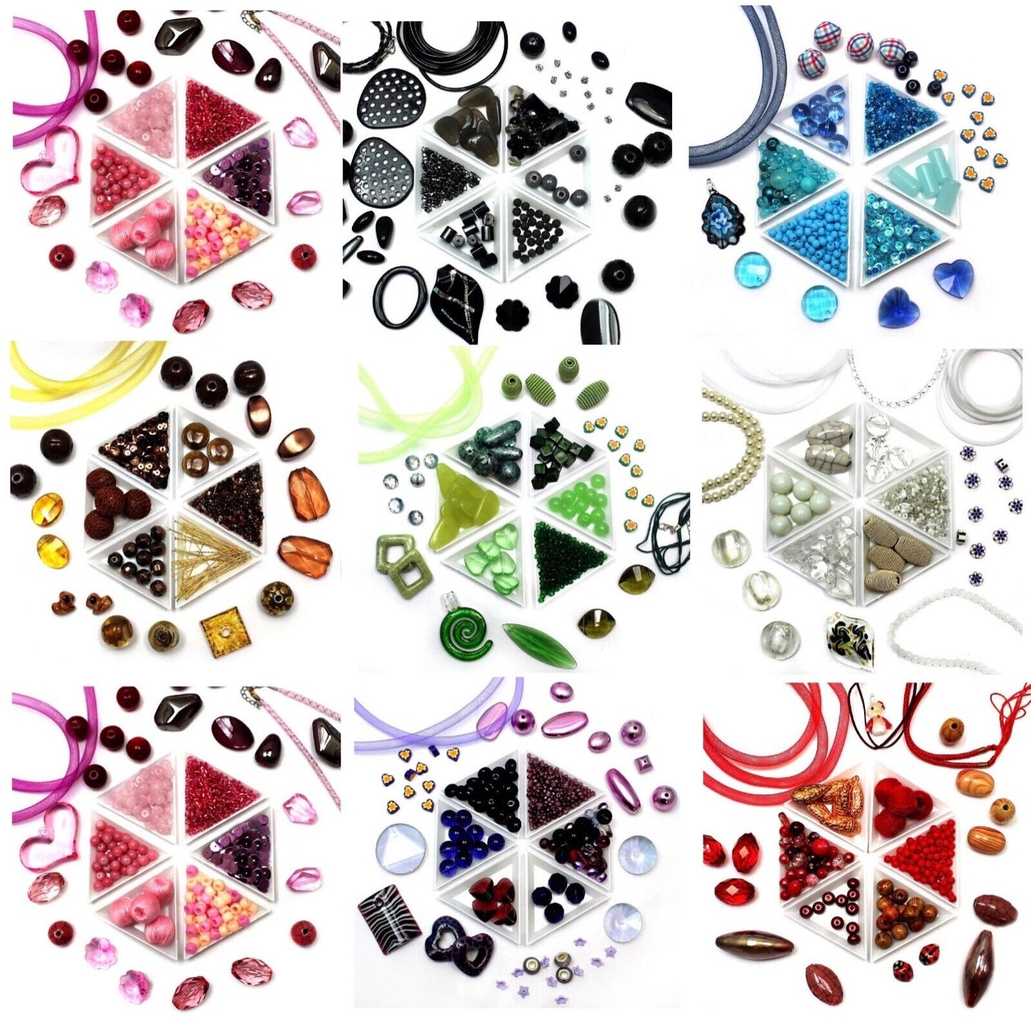 1 pack of Mix Beads Jewellery Designing Kit