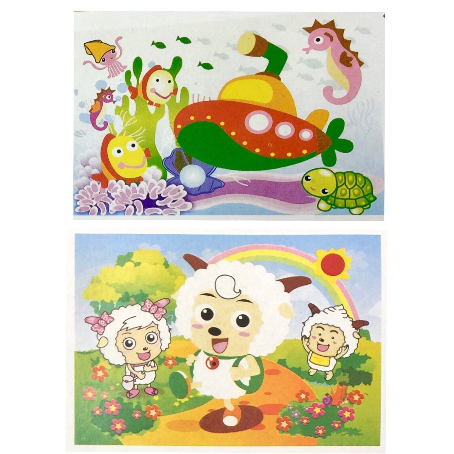 Fun Sticker Foam Picture Craft Kit - 2x Design to Choose