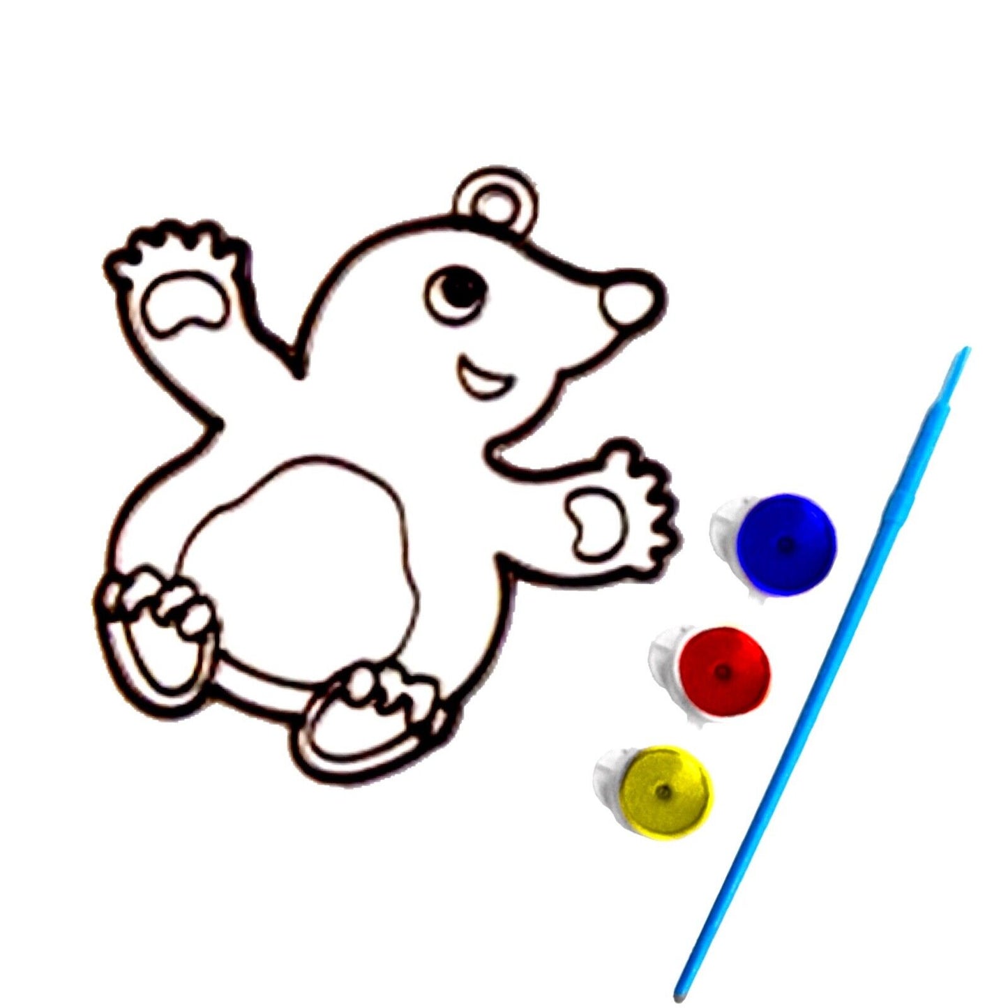 1x Cute Animals or Mythical Creatures Paint Your Own Suncatcher DIY Kit