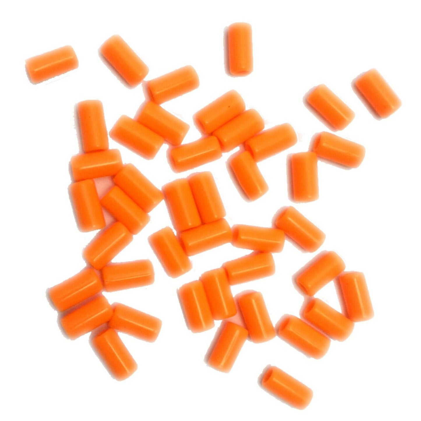 200x Acrylic Barrel Tube Beads 9mmx4mmm - Choose Your Colour