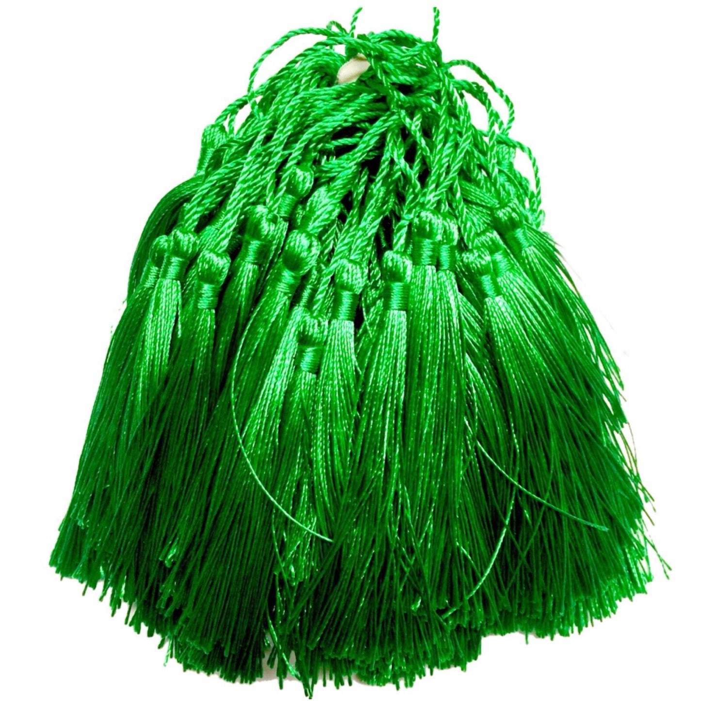 10x Satin Feel Colourful 13cm Tassels for Jewellery or Craft Making
