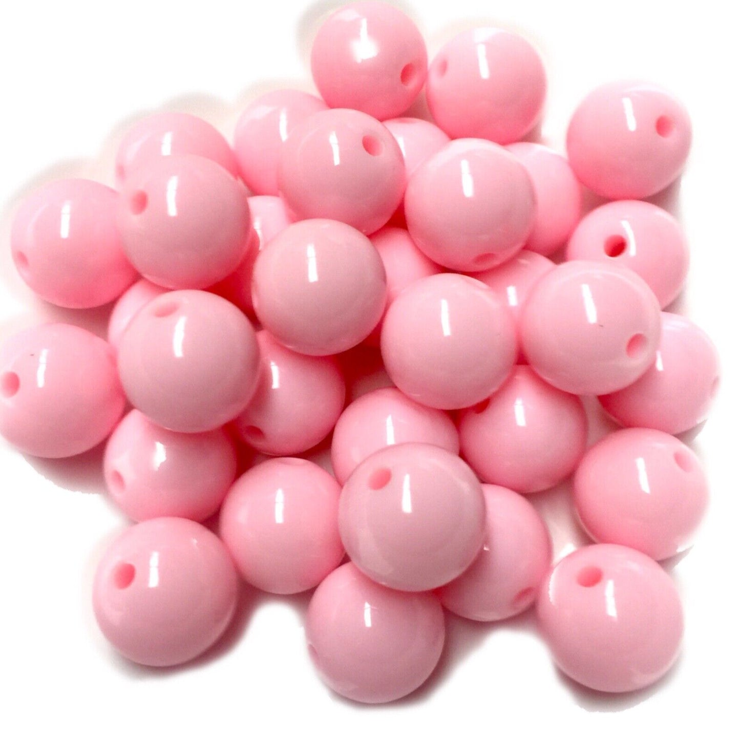 12x Solid Chunky Large 16mm GumBall Candy Bubble Gum Acrylic Beads