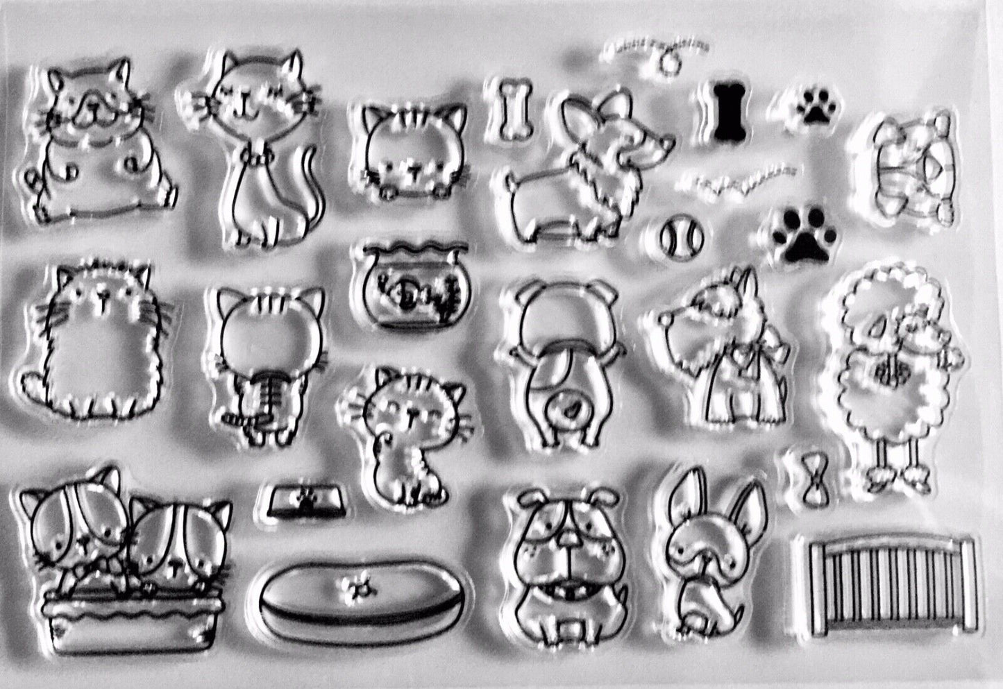 Card Making Scrapbooking Silicon Clear Stamp Set - Pick your Design