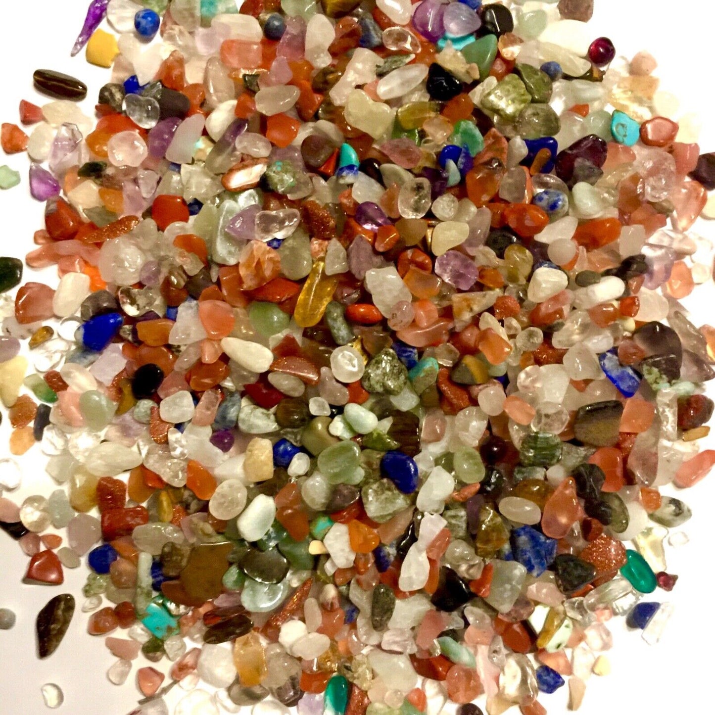 25g Natural Semi Precious Gemstone Crystal Tiny Chips Nuggets 2mm-6mm