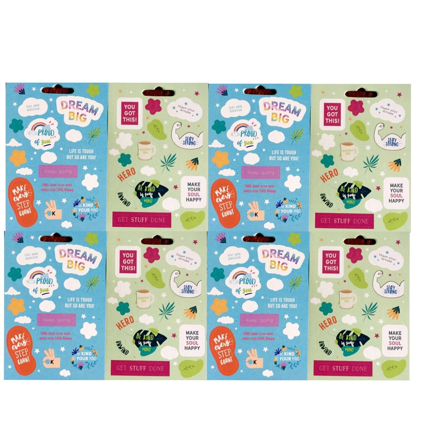 100+ Sentiments, Thoughts, Greetings and More Die Cut Stickers