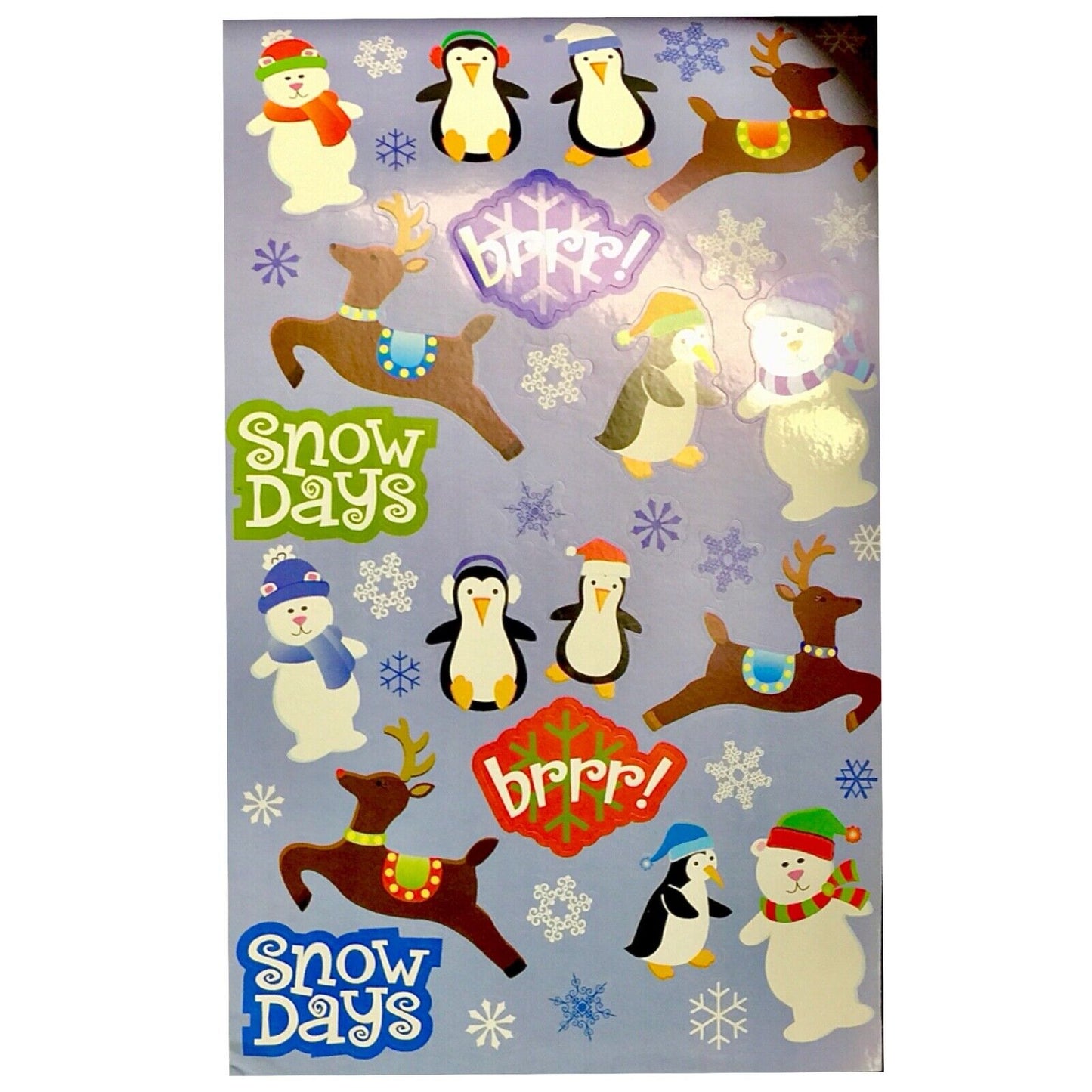 1 Pad Christmas Holiday Die-Cut Sticker Book - Choose Your Design