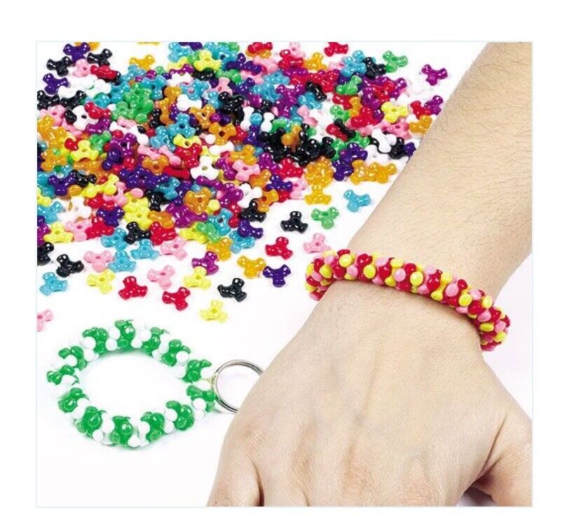 200x Mix Coloured 10MM Tri Beads - Pick Your Colour