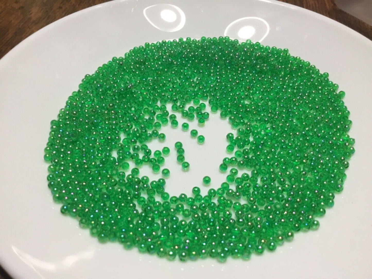 1000x Tiny 3mm Acrylic Faux Pearl Beads for Jewellery Making - Pick Your Colour