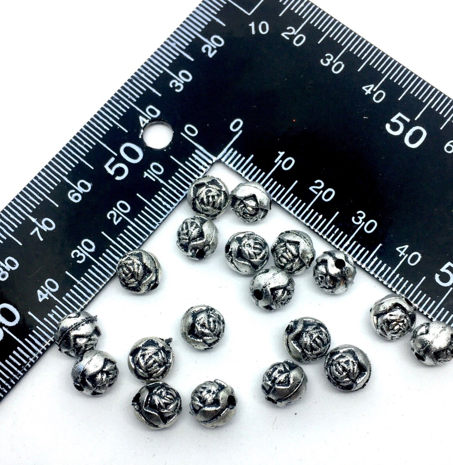 150x Antique Tibetan Style 5/6mm Acrylic Spacer Beads - Choose Your Design