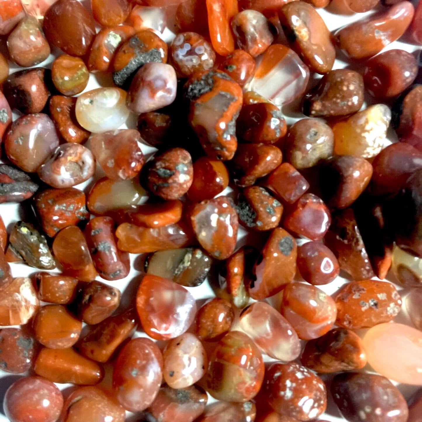 40g Natural Stone Gemstone Crystal 4mm-20mm Chips Nuggets No Holes