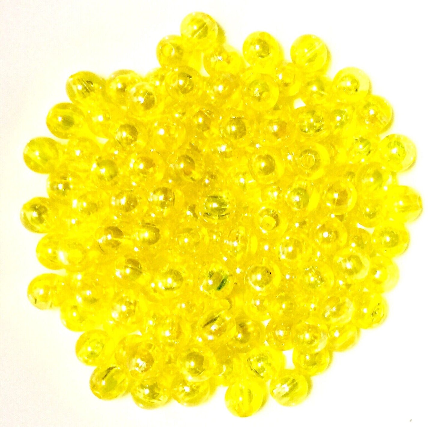 100x Acrylic 8mm Iridescent Coloured Beads - Choose Your Colour